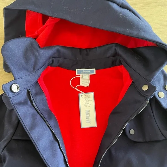 Jacadi girls 3t navy jacket